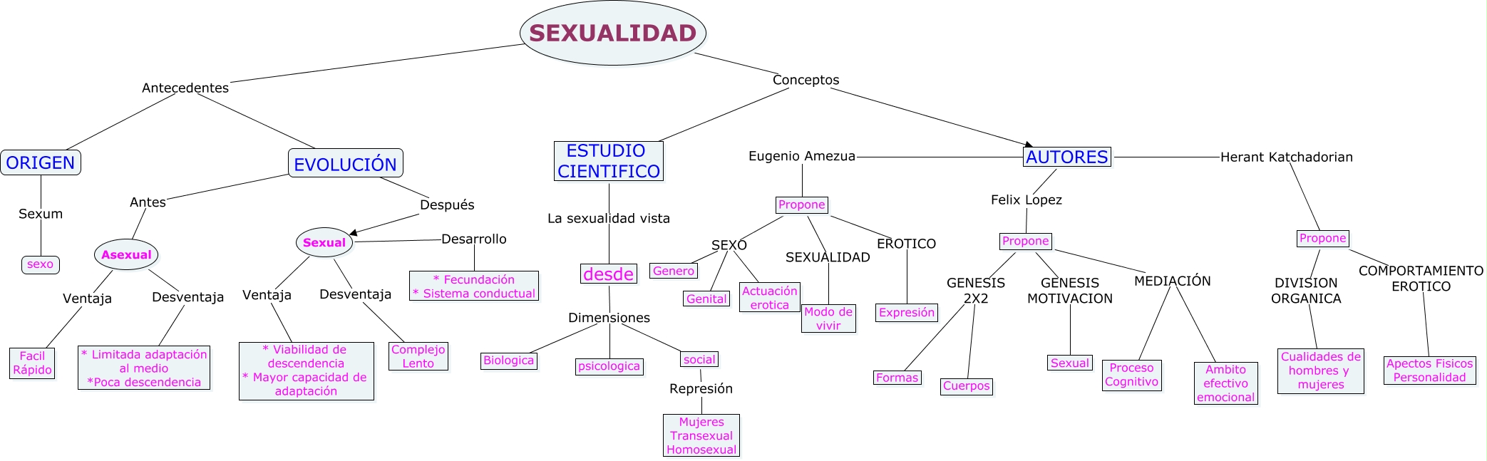 Mapa Conceptual De La Sexualidad 9779